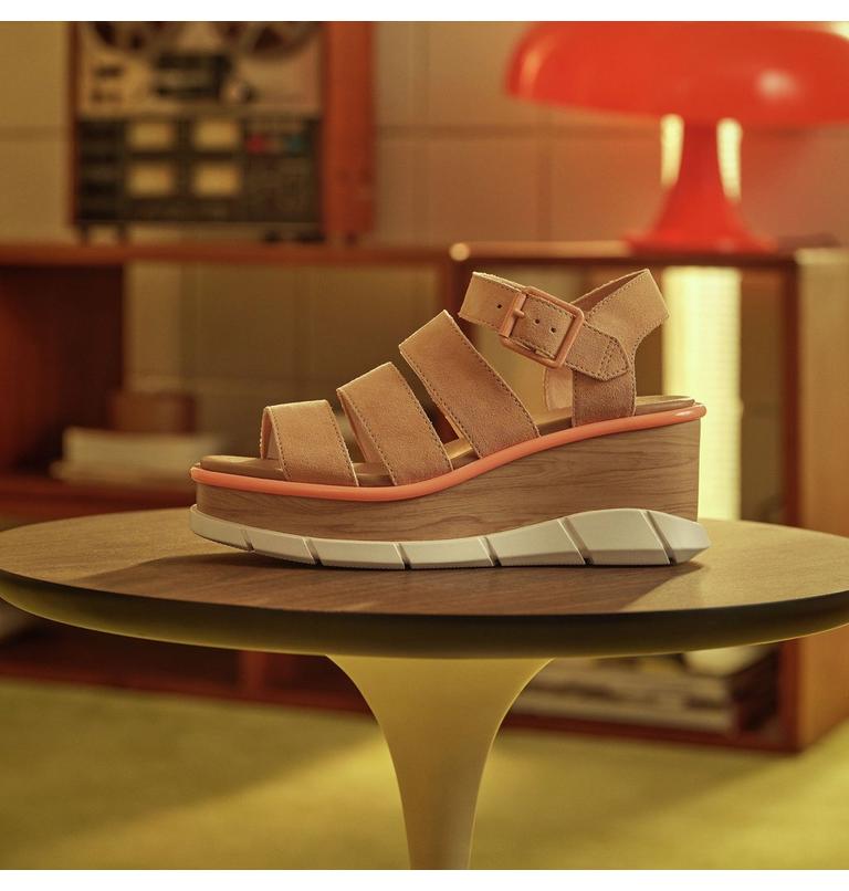 JOANIE III ANKLE STRAP | 877 | 10, Color: Faded Spark, White, image 9