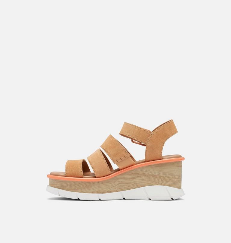 JOANIE III ANKLE STRAP | 877 | 10, Color: Faded Spark, White, image 4