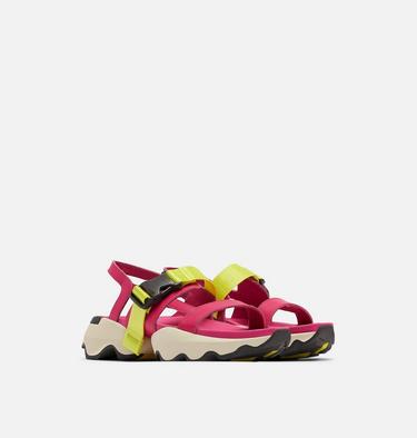 Women's Kinetic Impact Sling Sandal, Color: Cactus Pink, Jet, image 2