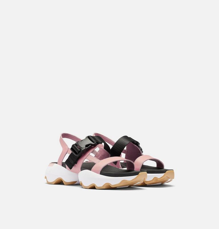 Women's Kinetic Impact Sling Sporty Sandal, Color: Eraser Pink, White, image 2