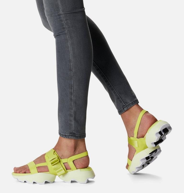 Women's Kinetic Impact Sling Sporty Sandal, Color: Bolt, White, image 8