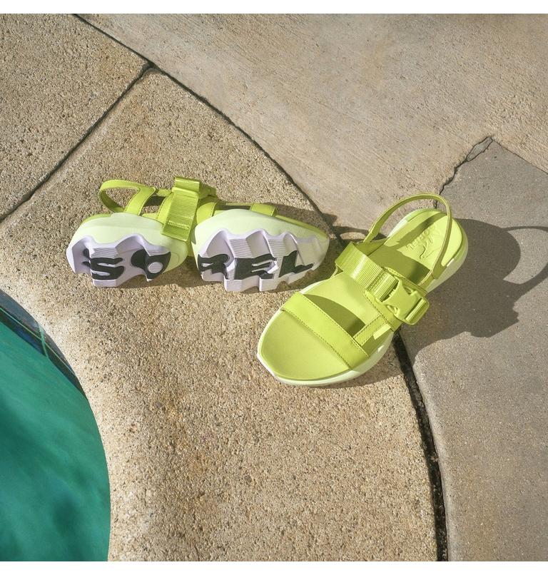 Women's Kinetic Impact Sling Sporty Sandal, Color: Bolt, White, image 9