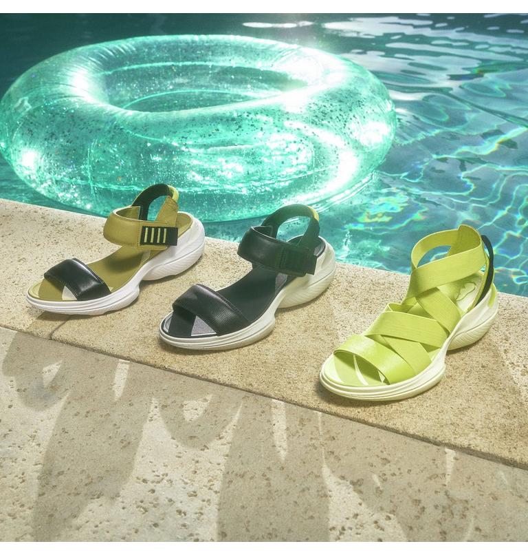 Women's Explorer Blitz Stride Sporty Sandal, Color: Black, Moonstone, image 12