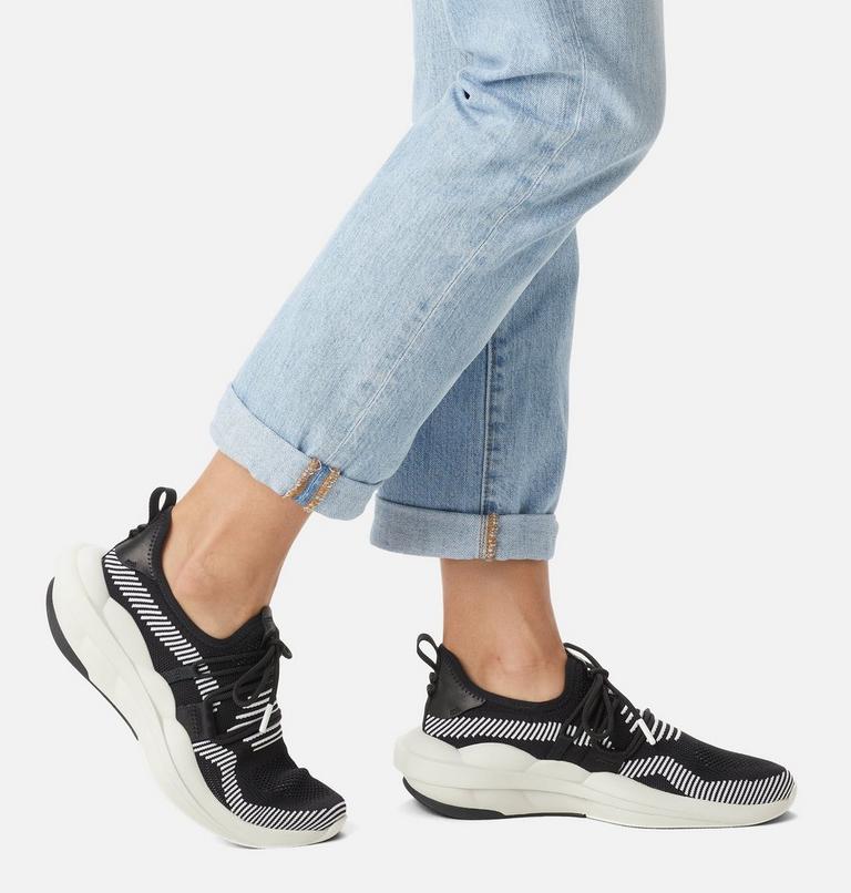 Women's Explorer Defy Low Sneaker, Color: Black, White, image 8