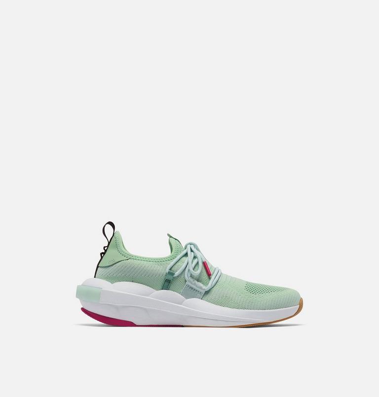 Women's Explorer Defy Low Sneaker, Color: Sea Sprite, White, image 1