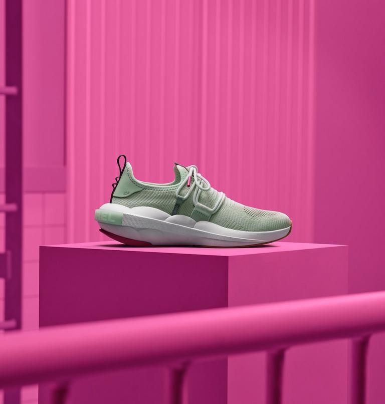 Women's Explorer Defy Low Sneaker, Color: Sea Sprite, White, image 9