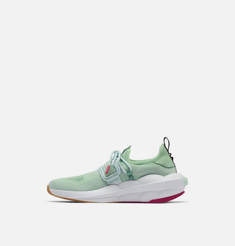 Women's Explorer Defy Low Sneaker, Color: Sea Sprite, White, image 4