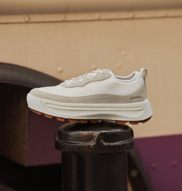 Women's ONA 503 Low Sneaker, Color: Sea Salt, Dark Stone, image 9