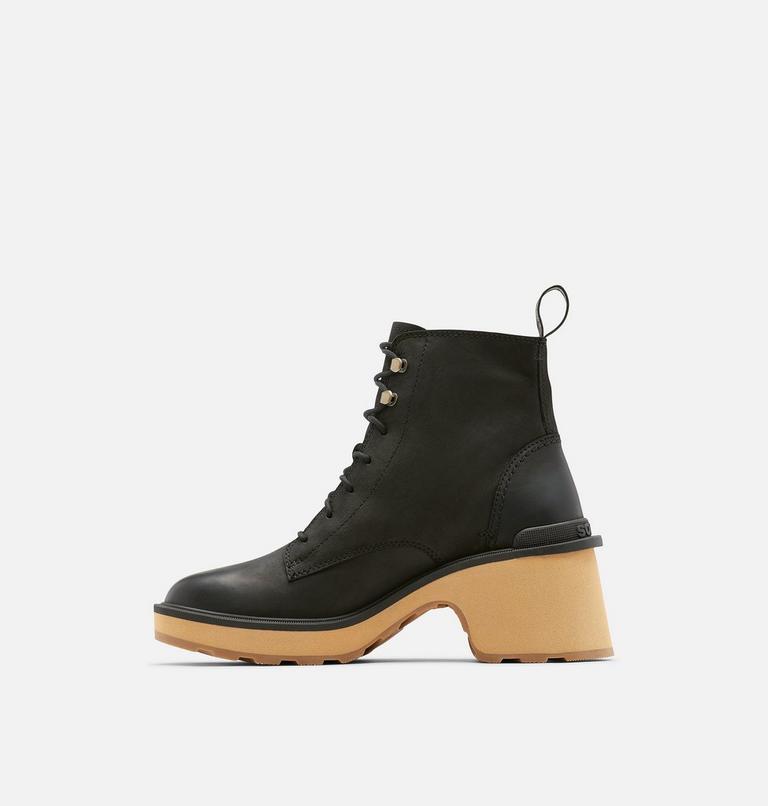 Women's Hi-Line Heel Lace Boot, Color: Black, Tawny Buff, image 4