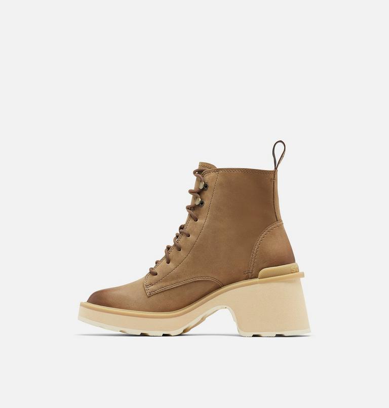 Women's Hi-Line Heel Lace Boot, Color: Umber, Ceramic, image 4