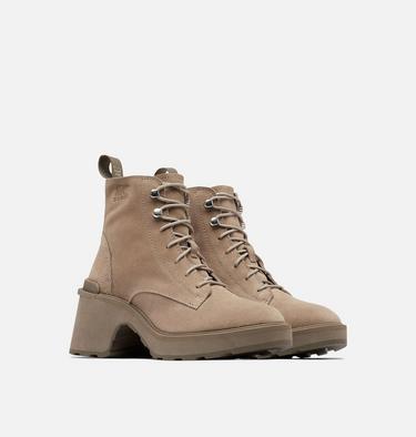 Women's Hi-Line Heel Lace Boot, Color: Omega Taupe, Wet Sand, image 14