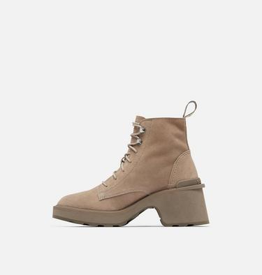 Women's Hi-Line Heel Lace Boot, Color: Omega Taupe, Wet Sand, image 16