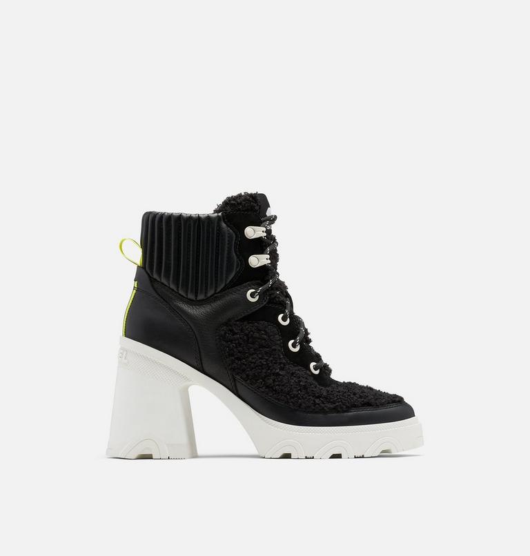 Women's Brex Heel Cozy Lace Bootie, Color: Black, Sea Salt, image 1