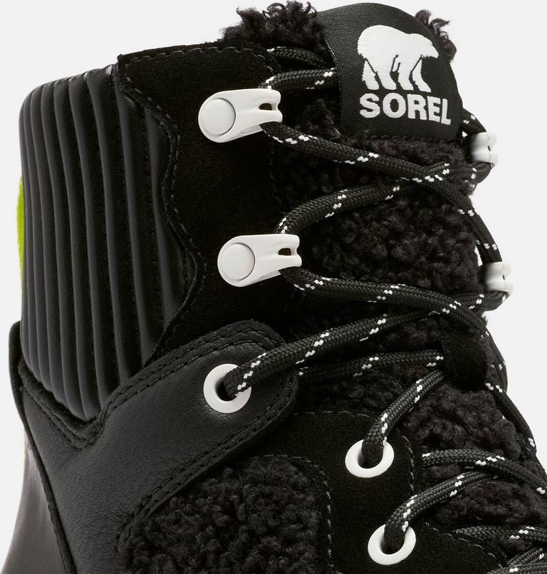 BREX Cozy Lace Women's Boot, Color: Black, Sea Salt, image 9