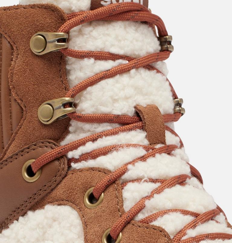 BREX Bottes à lacets confortables pour femme, Color: Velvet Tan, Sanguine, image 8