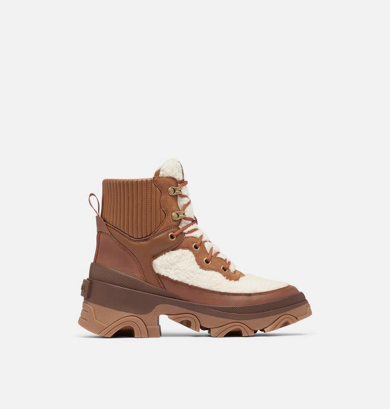 BREX Bottes à lacets confortables pour femme, Color: Velvet Tan, Sanguine, image 1