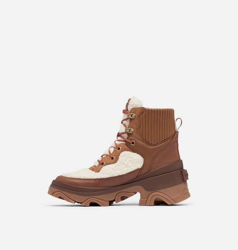 BREX Bottes à lacets confortables pour femme, Color: Velvet Tan, Sanguine, image 4