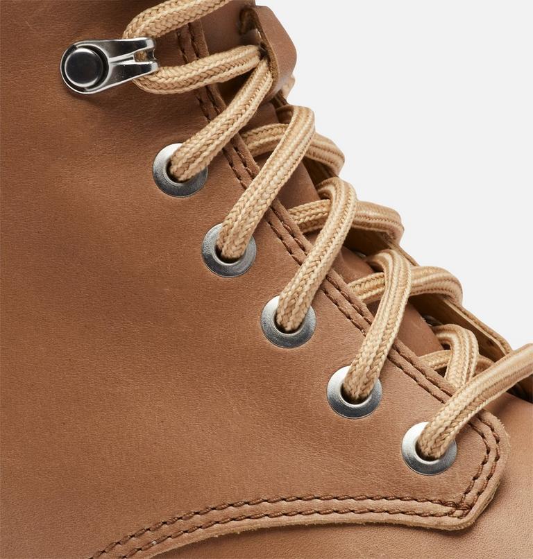 Women's Lennox Lace STKD Waterproof Leather Boot, Color: Ceramic, Canoe, image 7