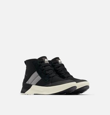 Women's Out N About III Mid Sneaker, Color: Black, Sea Salt, image 6