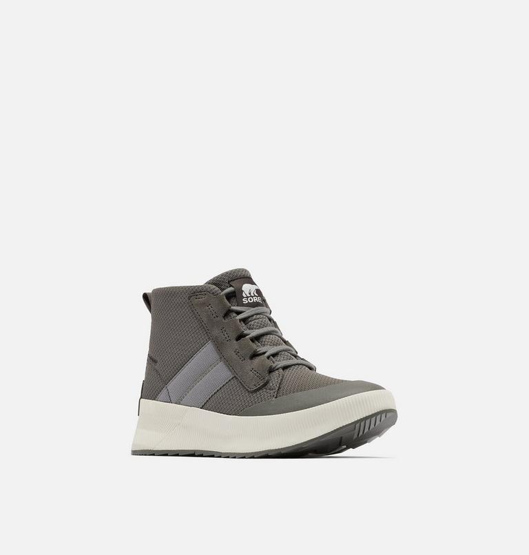 Women's Out N About III Waterproof Mid Sneaker, Color: Quarry, Sea Salt, image 7