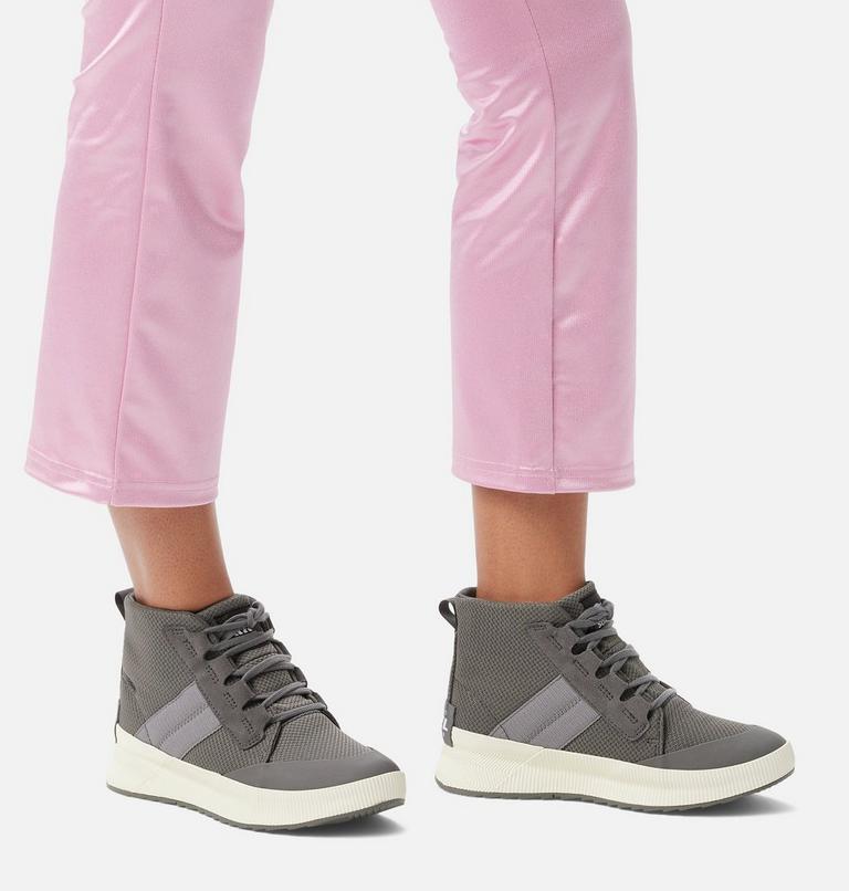 Women's Out N About III Waterproof Mid Sneaker, Color: Quarry, Sea Salt, image 8