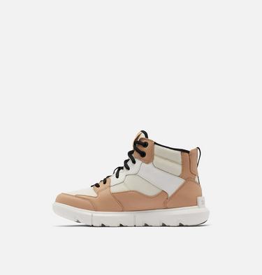 Women's Sorel Explorer II Sneaker Mid, Color: Chalk, Black, image 4