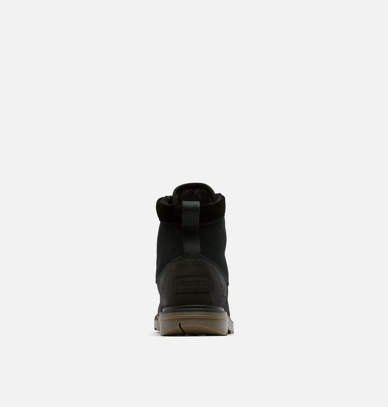 Men's Carson Moc Waterproof Winter Boot, Color: Black, Gum, image 3