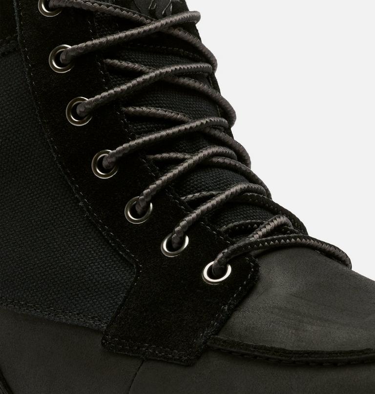 Men's Carson Moc Waterproof Winter Boot, Color: Black, Gum, image 8