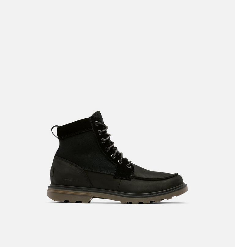 Men's Carson Moc Waterproof Winter Boot, Color: Black, Gum, image 1