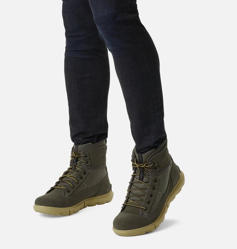 Men's Sorel Explorer Mission Sneaker, Color: Alpine Tundra, Black, image 8