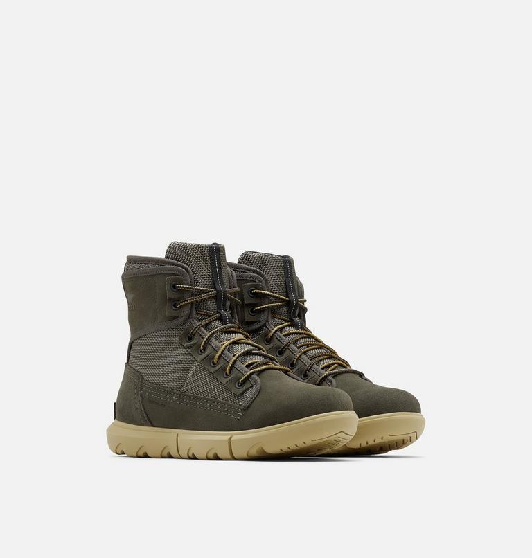 Men's Sorel Explorer Mission Sneaker, Color: Alpine Tundra, Black, image 2