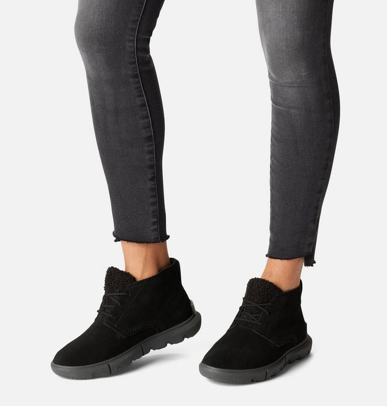 Women's Sorel Explorer II Drift Winter  Shoe, Color: Black, Sea Salt, image 8