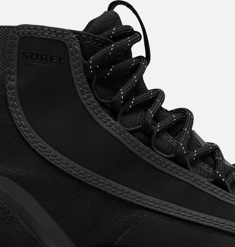 Women's Kinetic Breakthru Venture Mid Waterproof Winter Sneaker, Color: Black, Jet, image 7