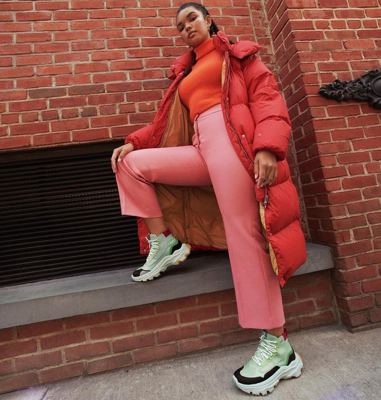 Women's Kinetic Breakthru Venture Mid Waterproof Winter Sneaker, Color: Sea Sprite, New Cinder, image 11