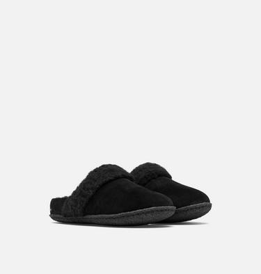 NAKISKA Slide II Youth Slipper, Color: Black, Sea Salt, image 2