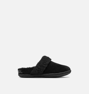 NAKISKA Slide II Youth Slipper, Color: Black, Sea Salt, image 1