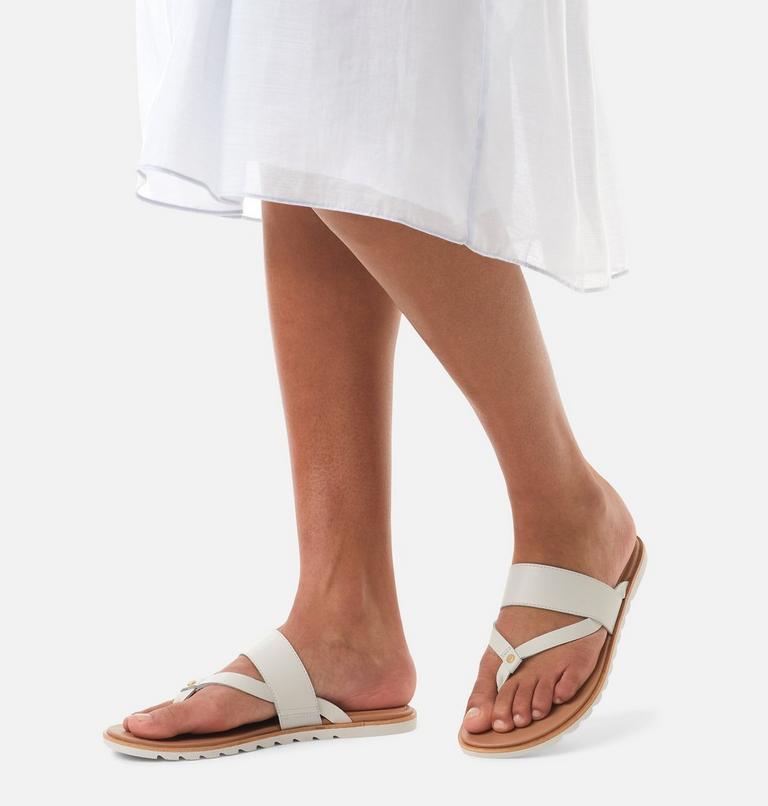 Women's Ella II Easy Flip Sandal, Color: Sea Salt, Gum 2, image 7