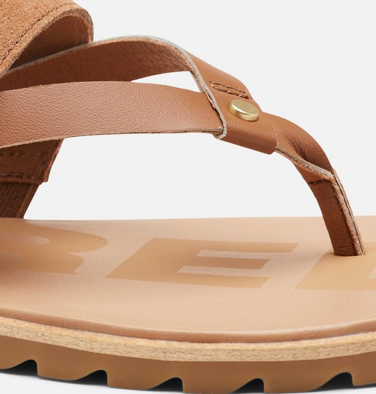 Women's Ella II Easy Flip Sandal, Color: Velvet Tan, Gum 2, image 7