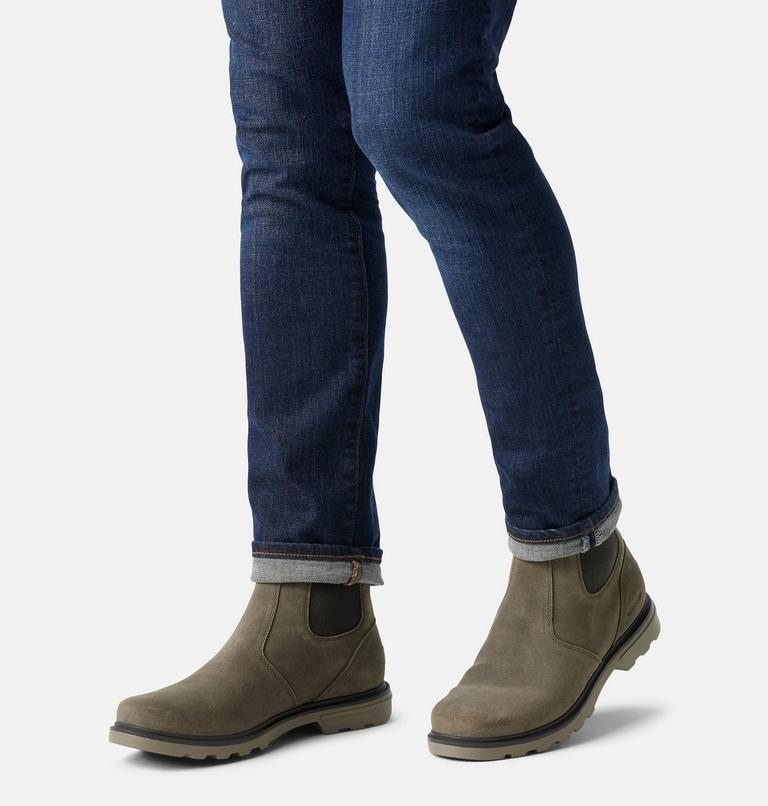 Men's Carson Chelsea Boot, Color: Major, Ancient Fossil, image 8