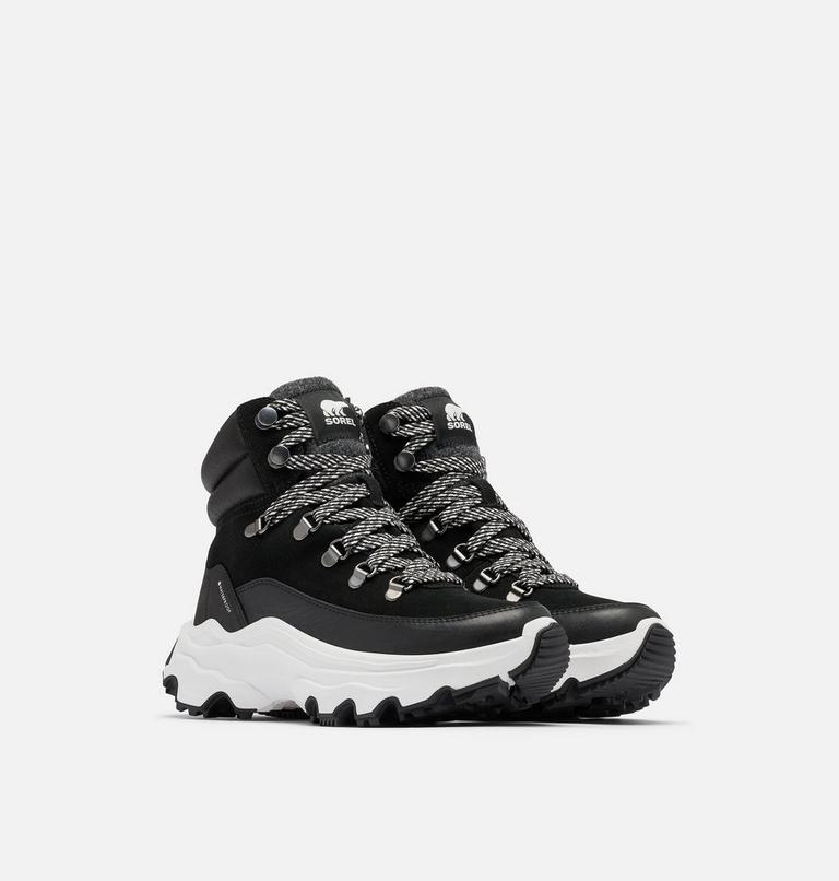 Women's Kinetic Breakthru Conquest Waterproof Bootie, Color: Black, Sea Salt, image 2