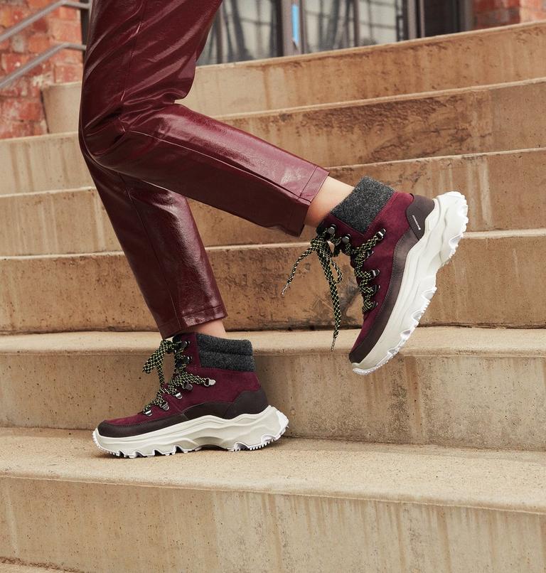 Women's Kinetic Breakthru Conquest Waterproof Bootie, Color: New Cinder, Bloodstone, image 11