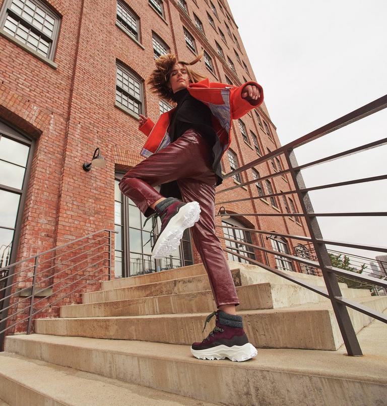 Women's Kinetic Breakthru Conquest Waterproof Bootie, Color: New Cinder, Bloodstone, image 13