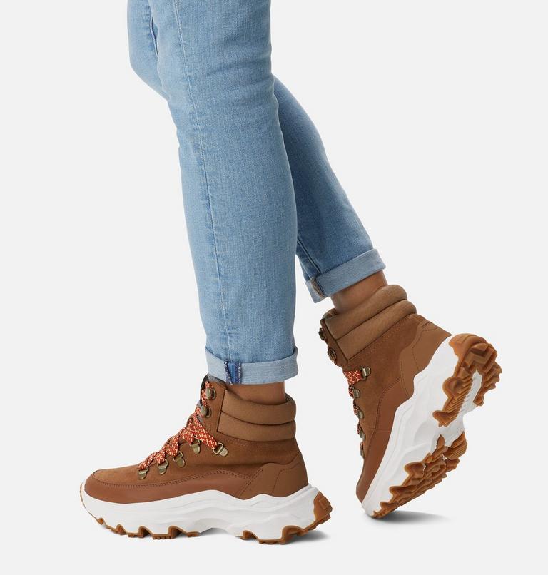 Women's Kinetic Breakthru Conquest Waterproof Bootie, Color: Velvet Tan, Gum, image 8