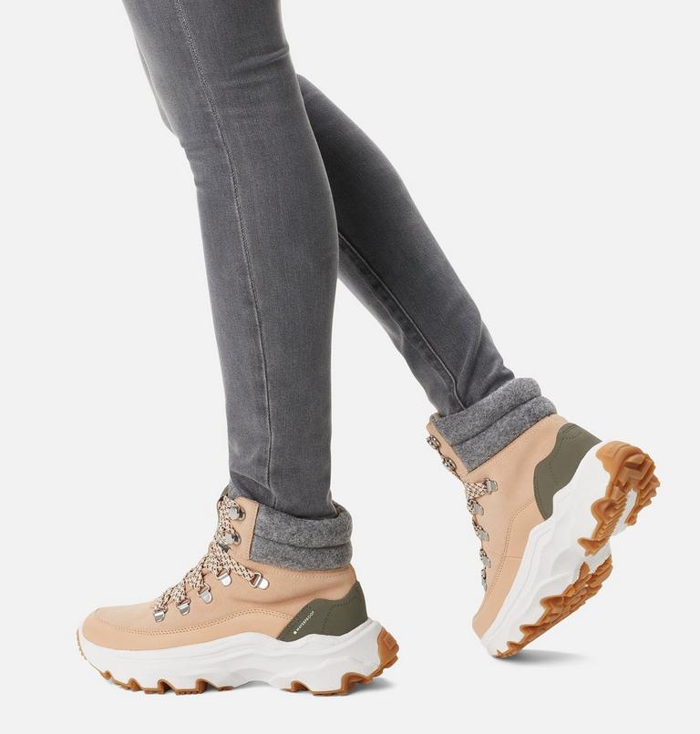 Women's Kinetic Breakthru Conquest Waterproof Bootie, Color: Nova Sand, Stone Green, image 8