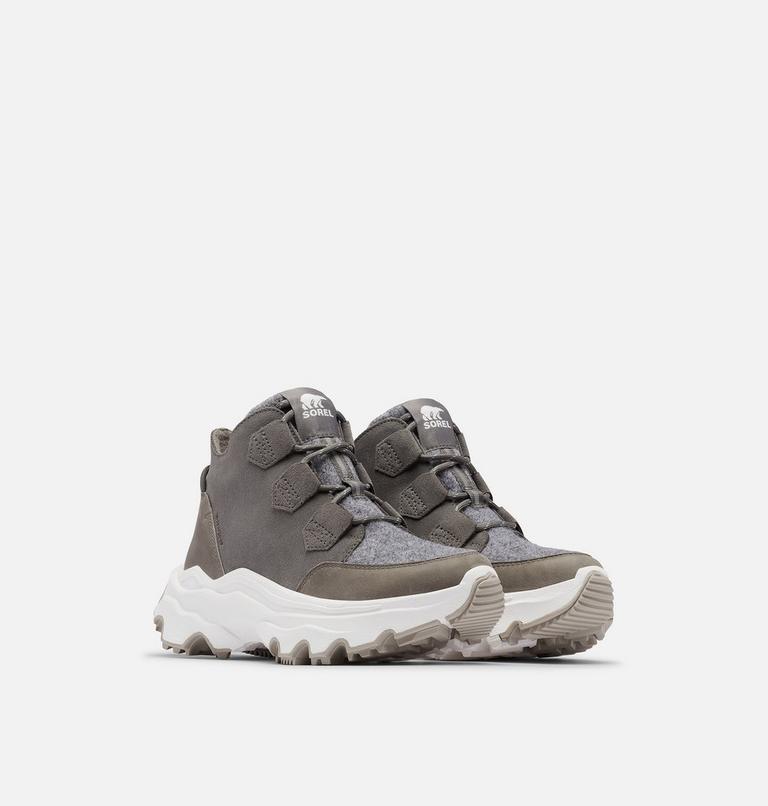 Women's Kinetic Breakthru Caribou Sneaker Boot, Color: Quarry, Sea Salt, image 2