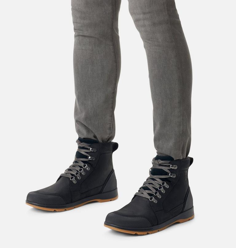 Men's Ankeny II Mid Waterproof Boot, Color: Black, Coal, image 8