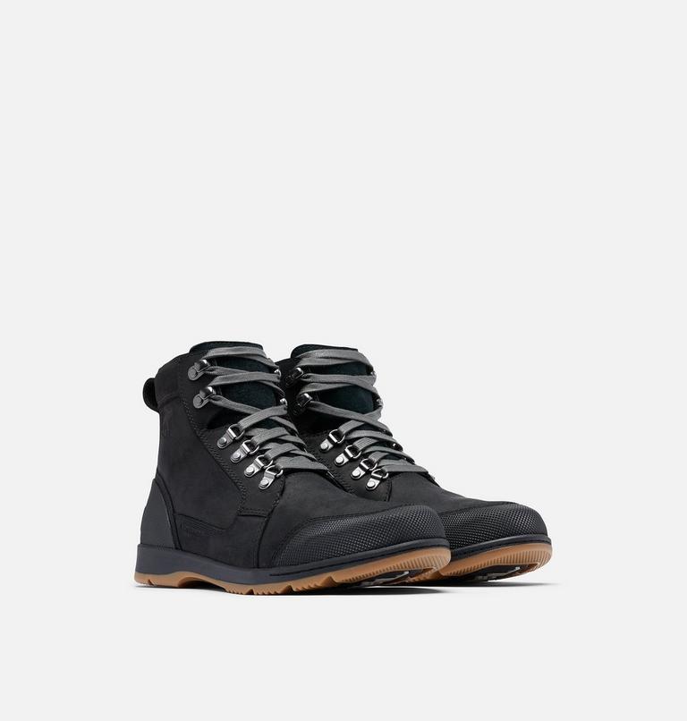 Men's Ankeny II Mid Waterproof Boot, Color: Black, Coal, image 2