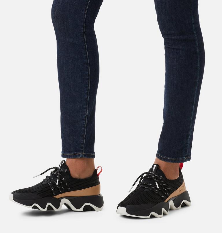 Women's Kinetic Impact II Lace Sneaker, Color: Black, Sea Salt, image 7