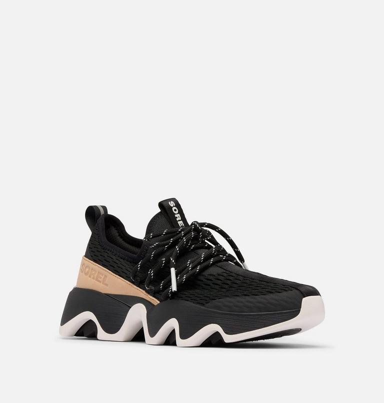 Women's Kinetic Impact II Lace Sneaker, Color: Black, Honest Beige, image 7
