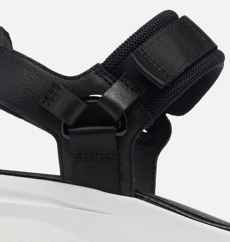 KINETIC Impact Sandales hautes compens&eacute;es &agrave; bride en Y pour femme, Color: Black, Sea Salt, image 8